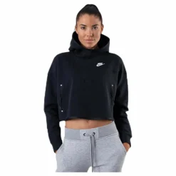 Nike Nsw Tech Fleece Po Hoodie White/Black Svart New