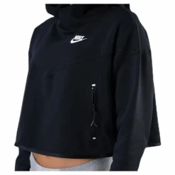 Nike Nsw Tech Fleece Po Hoodie White/Black Svart New