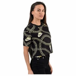 NSW Tee Glam Dunk Croap Black*Nike New