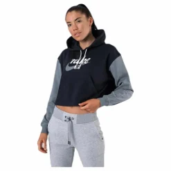 Nike Nsw Varsity Hoodie Black Svart New