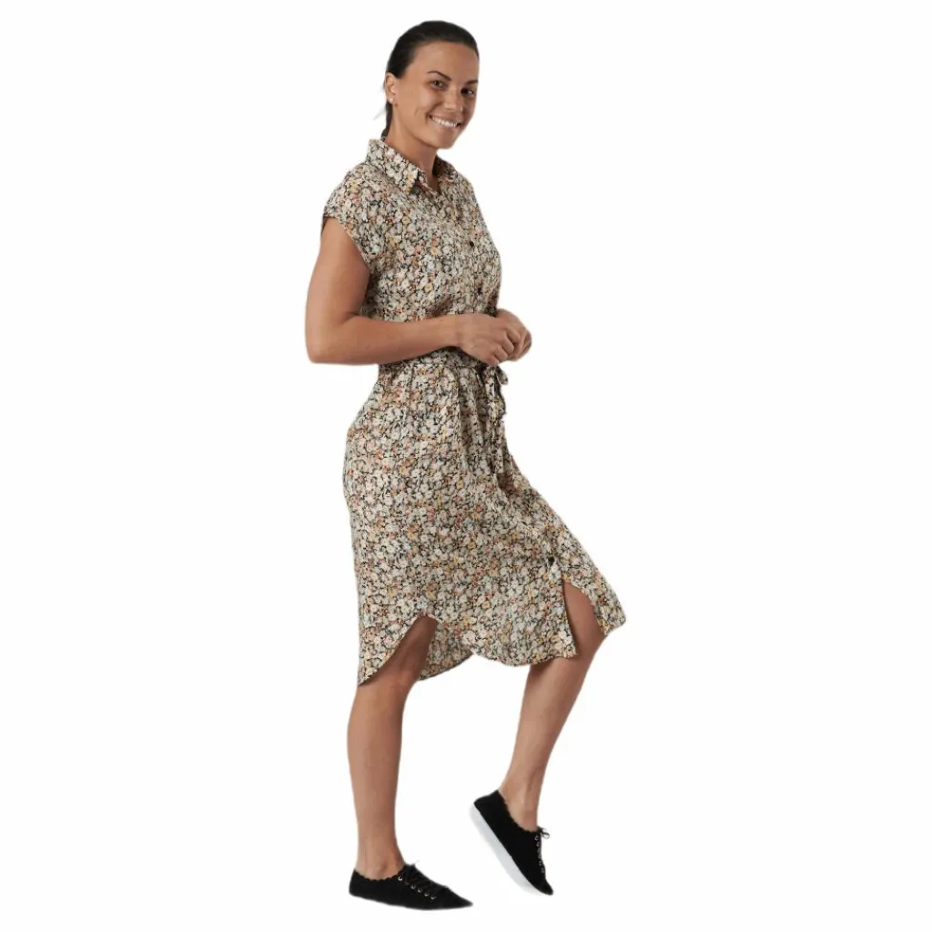 Pieces Nya Ss Shirt Dress Black Svart Discount