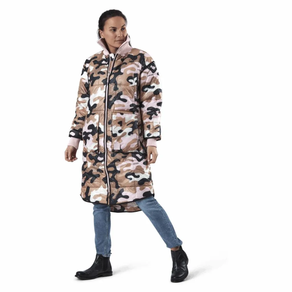Kari Traa Nyre Parka Pink/Patterned Rosa och Mönstrad Outlet