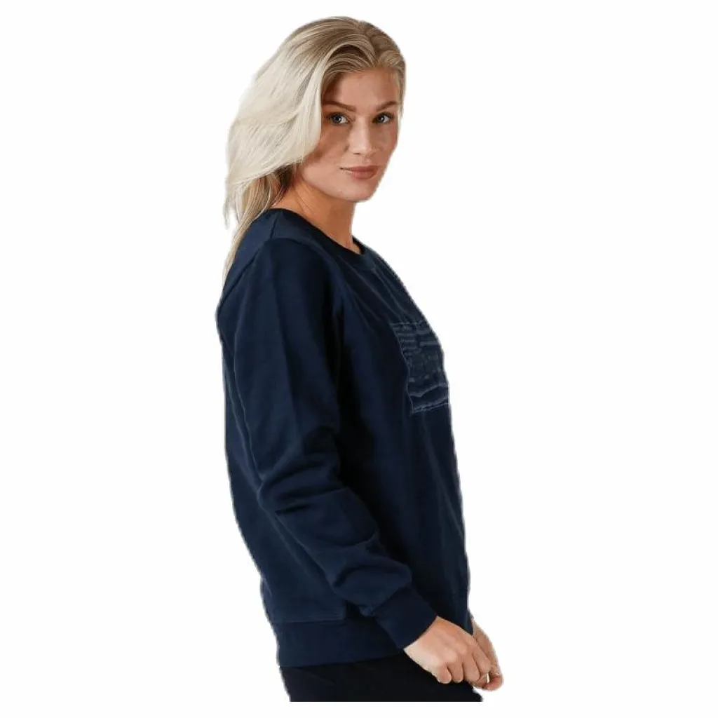 Svea Olivia Crew Blue Blå Sale