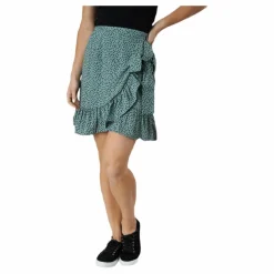 Only Olivia Wrap Skirt Wvn Green Grön Clearance