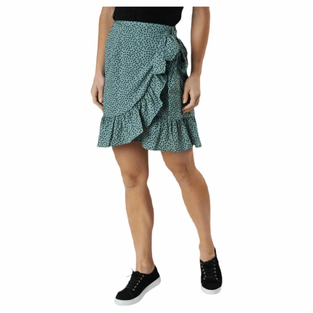 Only Olivia Wrap Skirt Wvn Green Grön Clearance