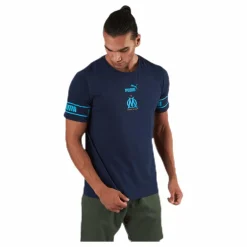 Puma Olympique Marseille Culture Tee II Blue Blå Best