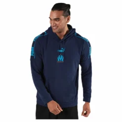 Olympique Marseille Culture Hoody II Blue*Puma New