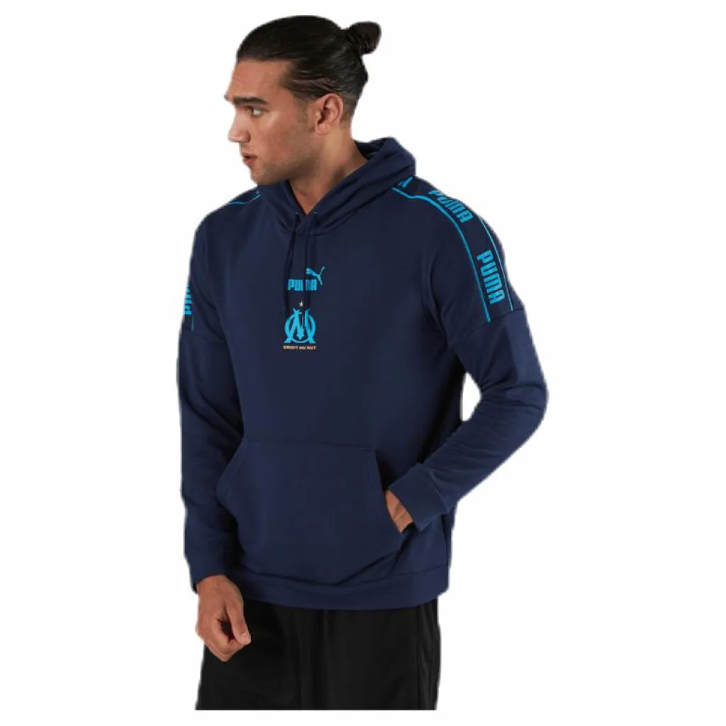 Olympique Marseille Culture Hoody II Blue*Puma New