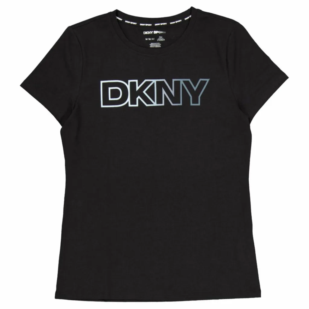 DKNY Sport Ombre Outline Logo C Black/mineral Ombre Svart Hot