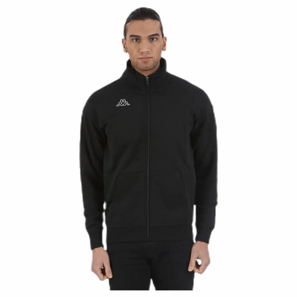 Kappa Omini Sweat Jacket Black Svart Outlet