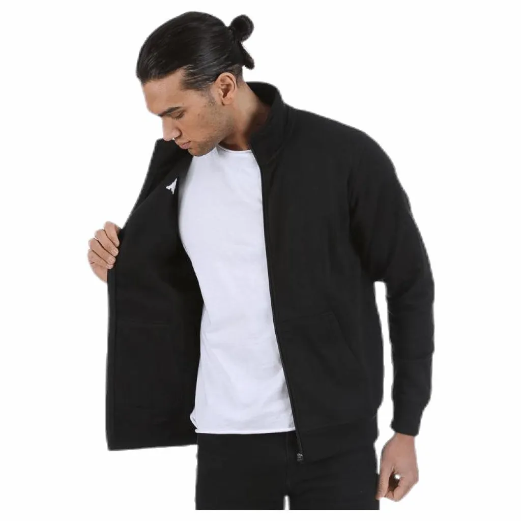 Kappa Omini Sweat Jacket Black Svart Outlet