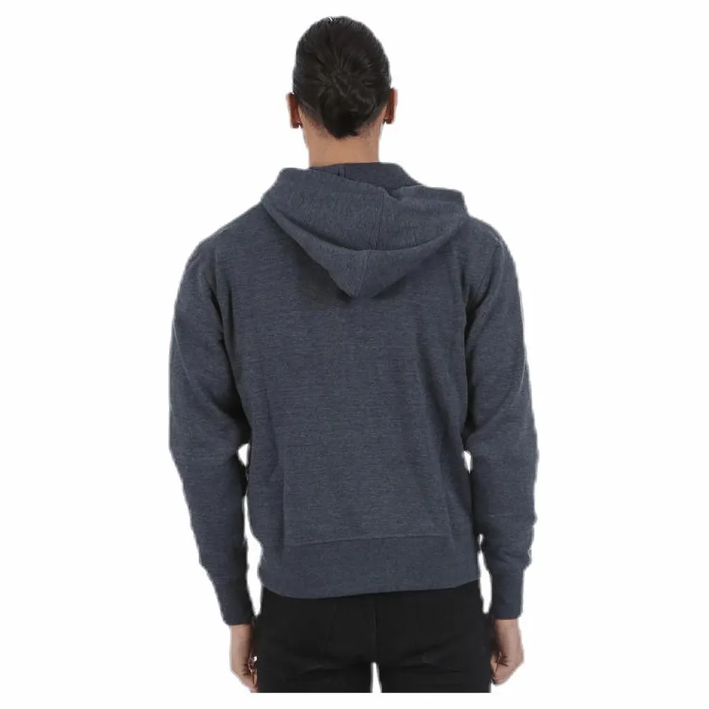Kappa Omni FZ Sweathood Blue Blå Sale
