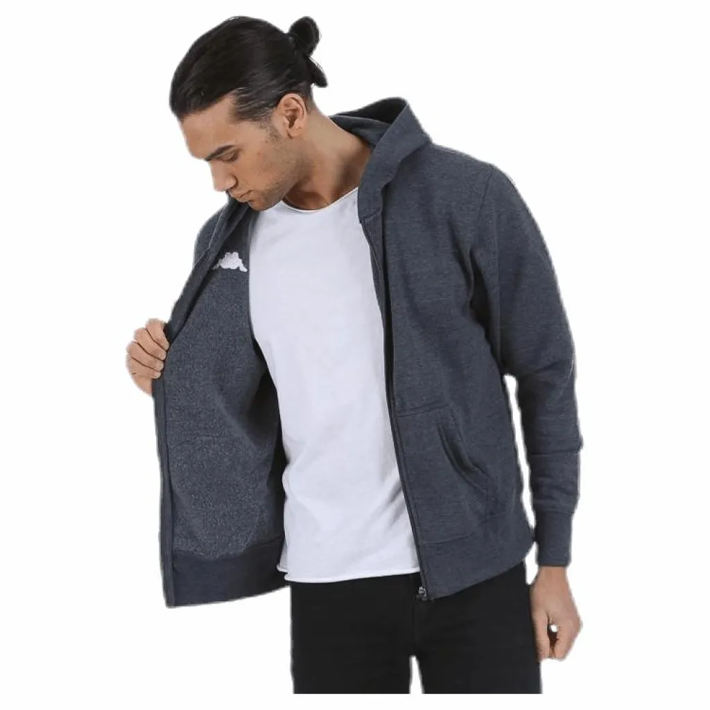 Kappa Omni FZ Sweathood Blue Blå Sale