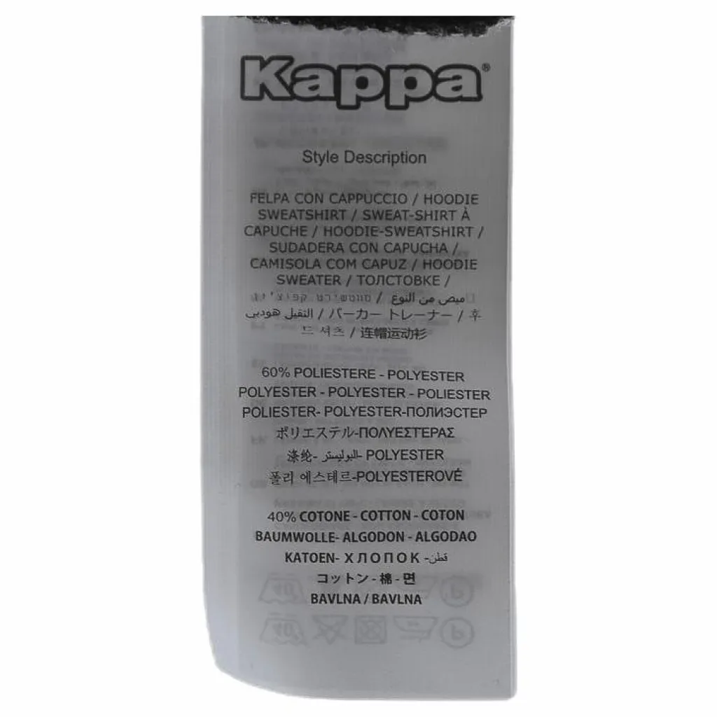 Kappa Omni FZ Sweathood Blue Blå Sale