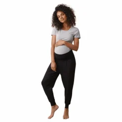 Once-on-never-off easy pants Black*Boob