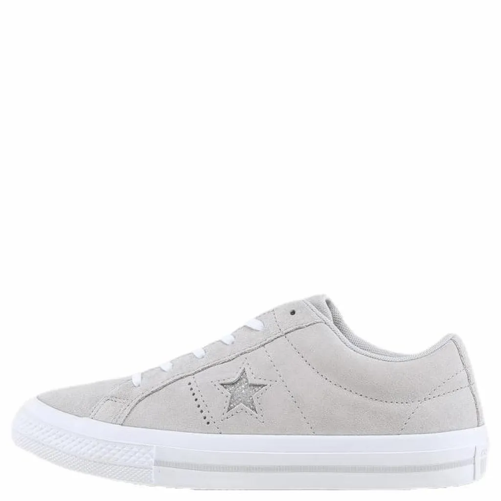 Converse One Star Ox Junior Grey Grå Outlet
