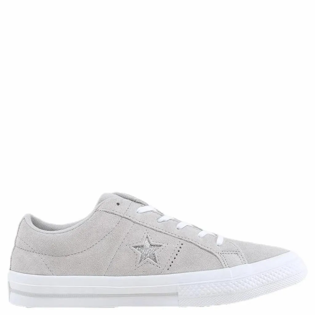 Converse One Star Ox Junior Grey Grå Outlet