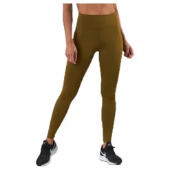 Nike One Tight Black/Green Brun Online