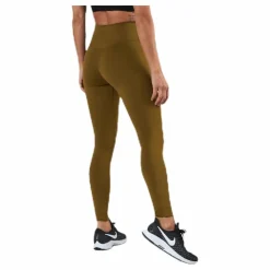 Nike One Tight Black/Green Brun Online