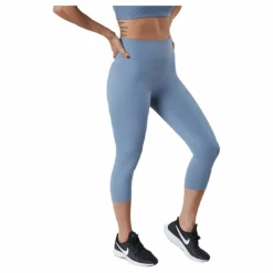 Nike One Tight MR Capri 2.0 Grey Grå Outlet