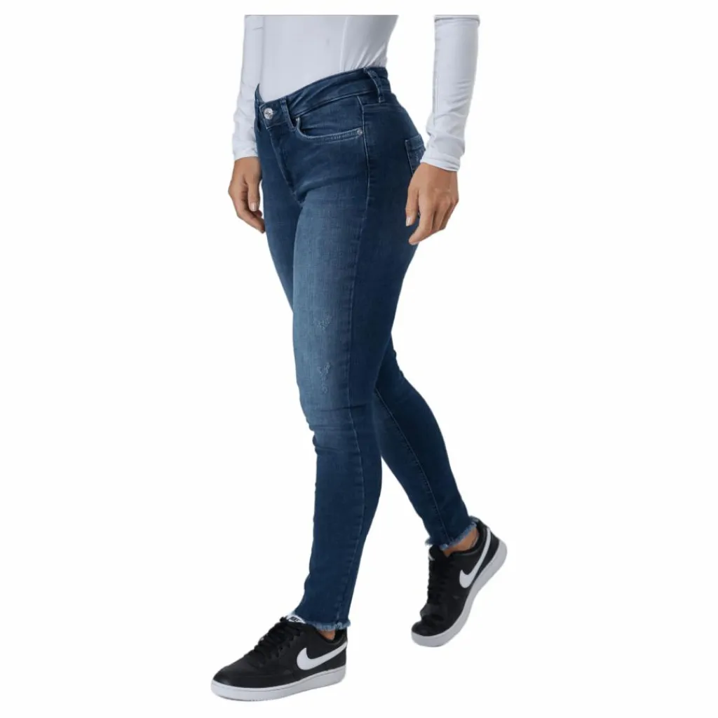 Onlblush Life Mid Sk Ank Raw R Dark Blue Denim*Only Best
