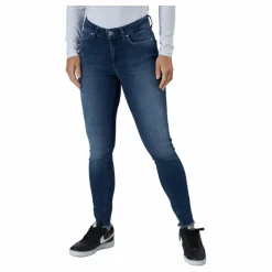 Onlblush Life Mid Sk Ank Raw R Dark Blue Denim*Only Best