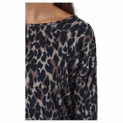 Only Onlelcos 4/5 Aop Top Jrs Noos Taupe Gray Flerfärgad Best