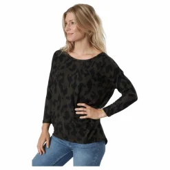 Onlelcos 4/5 Aop Top Jrs Noos Grape Leaf*Only Outlet