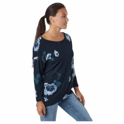 Onlelcos 4/5 Aop Top Jrs Noos Black*Only Online