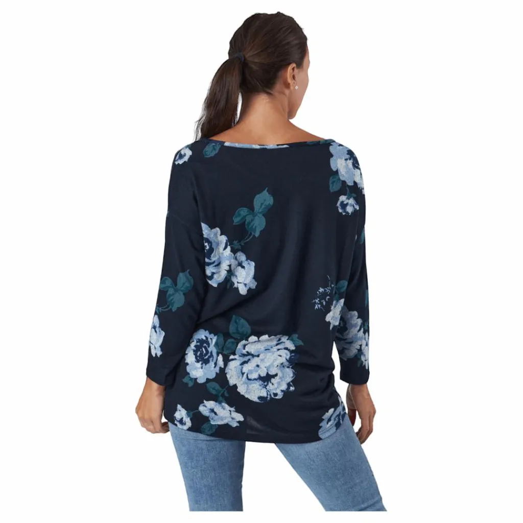 Onlelcos 4/5 Aop Top Jrs Noos Black*Only Online