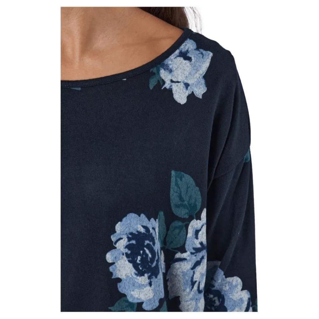 Onlelcos 4/5 Aop Top Jrs Noos Black*Only Online