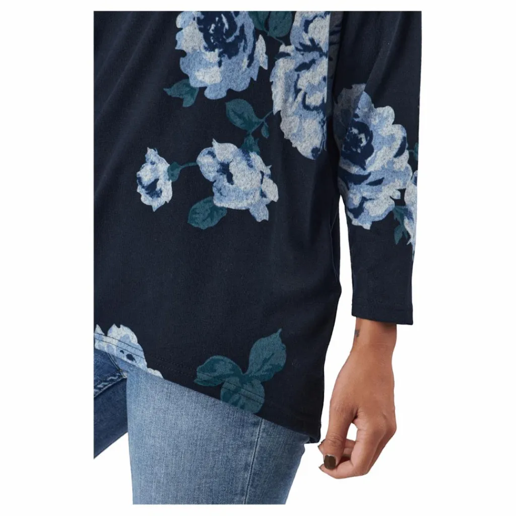 Onlelcos 4/5 Aop Top Jrs Noos Black*Only Online