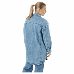 Only Onlkasia Ls Os Shirt Dnm Bj No Medium Blue Denim Blå Clearance