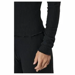 Onlnella L/s O-neck Rib Top No Black*Only New