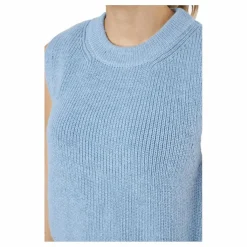 Only Onlparis Life Vest Knt Sky Blue Blå Online