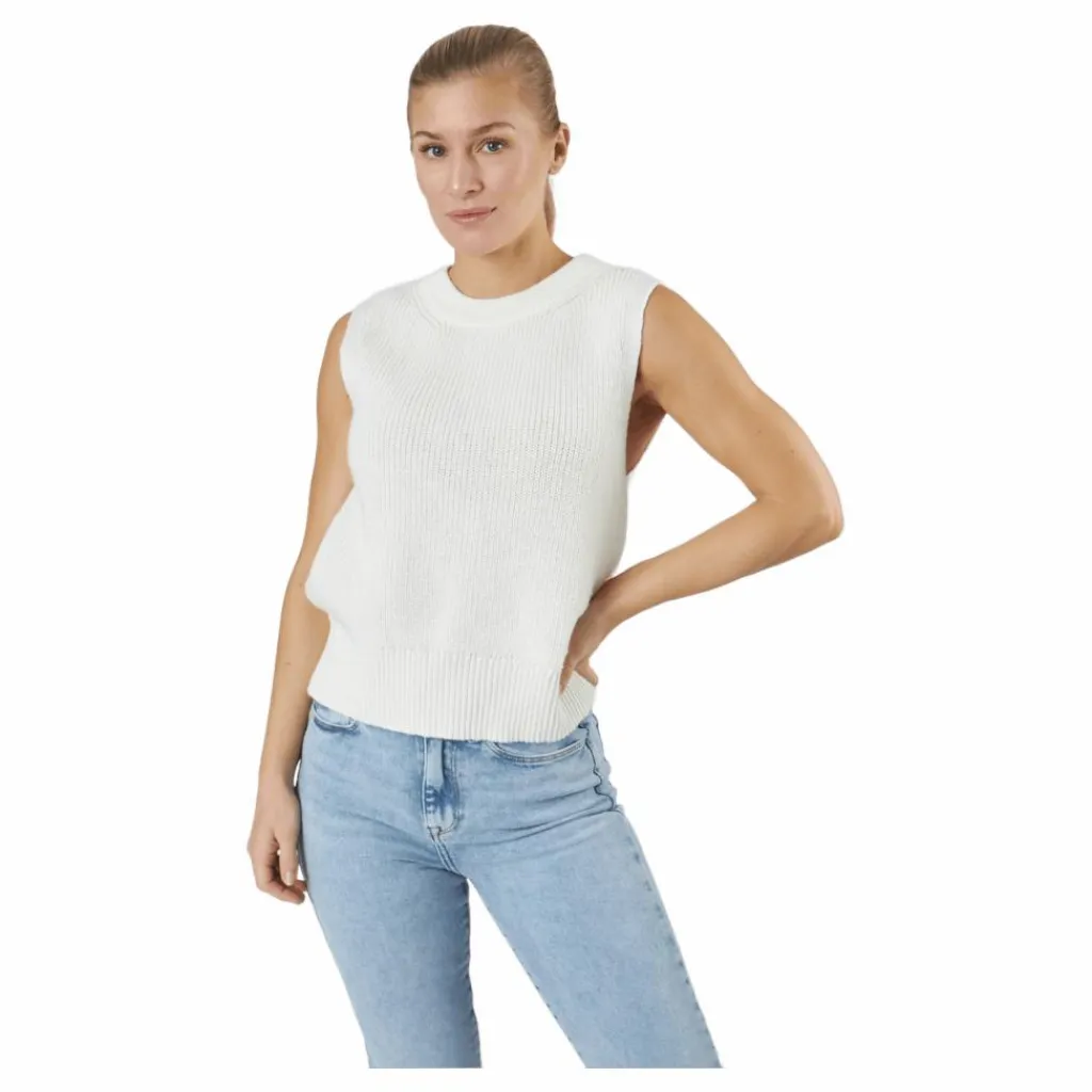 Only Onlparis Life Vest Knt Tofu Vit Discount