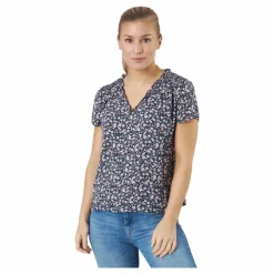 Only Onlsonja Life S/s V-neck Top N Night Sky Flerfärgad Online