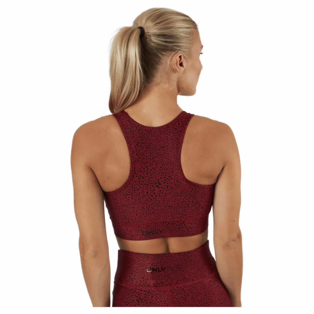 Only Play Onpafia Sports Bra Sun-dried Tomato Röd Best