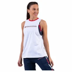 Open Back Tape Tank Top White*Tommy Hilfiger Sport Online