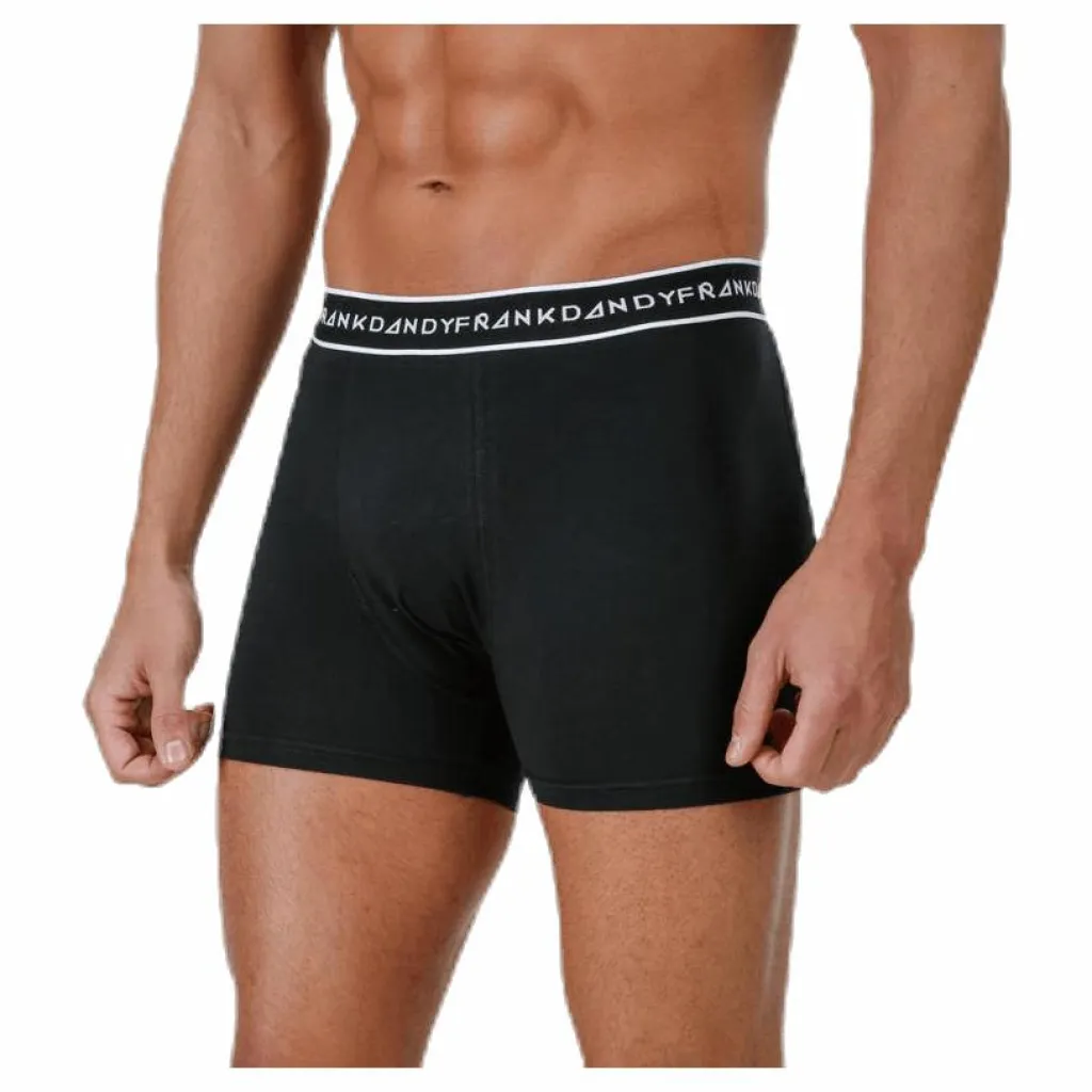 Organic Cotton Boxer 5-Pack Blue/Black/Grey*Frank Dandy Hot