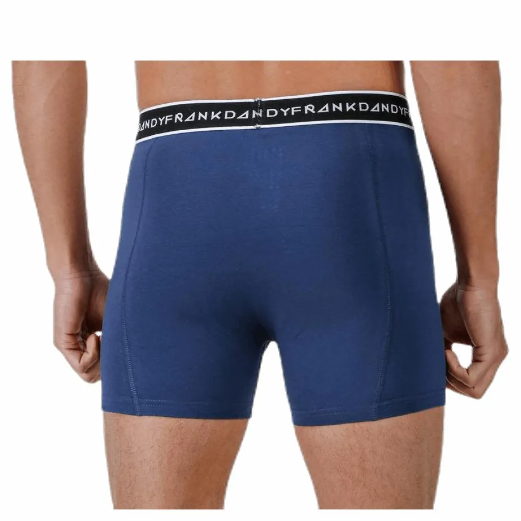 Organic Cotton Boxer 5-Pack Blue/Black/Grey*Frank Dandy Hot