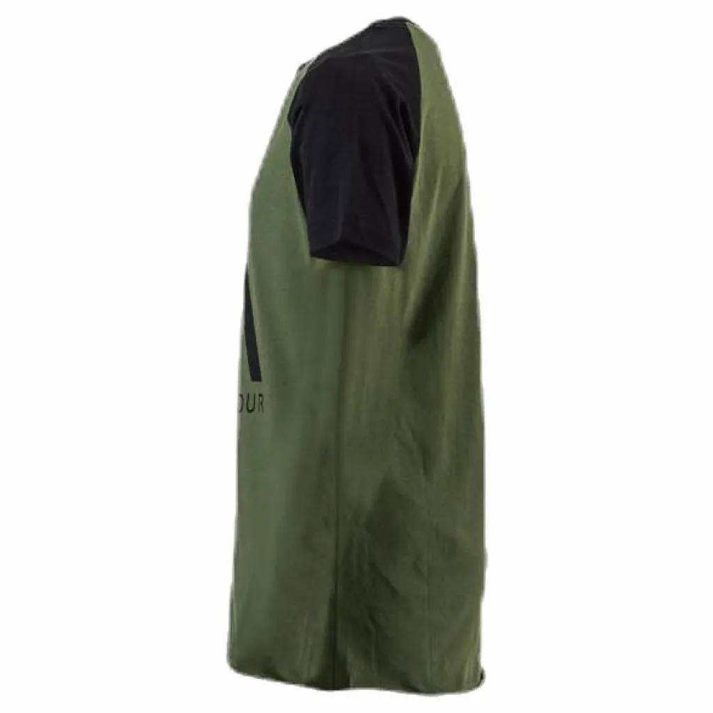 ColourWear Organic Rag Tee Youth Black/Green Svart och Grön Outlet