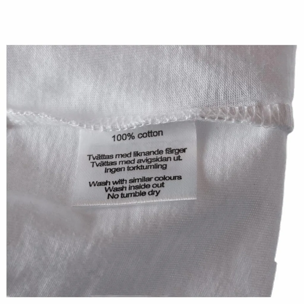 Resteröds Original R-Neck Tee No 3 White Vit Sale