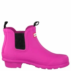 Hunter Originals Kids Chelsea Lipstick Rosa New