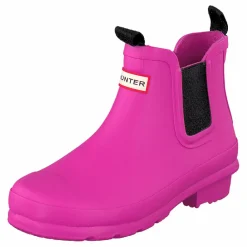 Hunter Originals Kids Chelsea Lipstick Rosa New