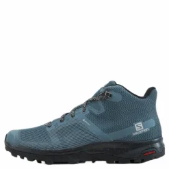 Salomon Outline Prism Mid Gtx W Stormy Weather/black/rainy Day Blå New