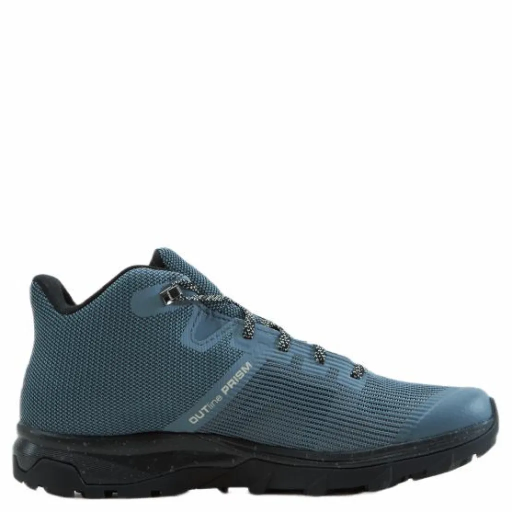 Salomon Outline Prism Mid Gtx W Stormy Weather/black/rainy Day Blå New