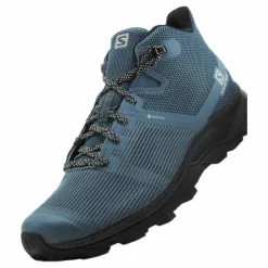 Salomon Outline Prism Mid Gtx W Stormy Weather/black/rainy Day Blå New