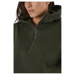 Casall Oversized Zip Hood Forest Green Grön New