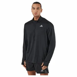 Own the Run 1/2 Zip Long-Sleeve Top Black*adidas Clearance